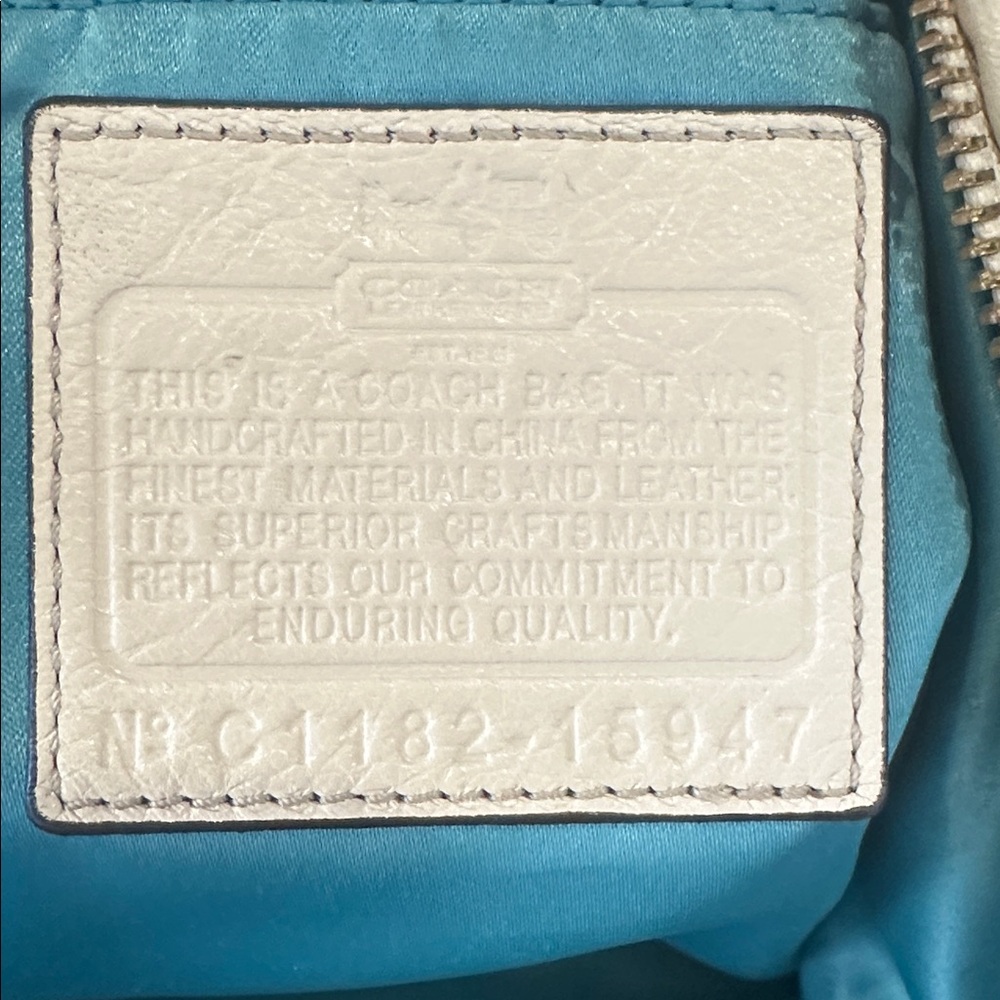 Coach Madison Ruched Leather Satchel - Picture 8 of 12